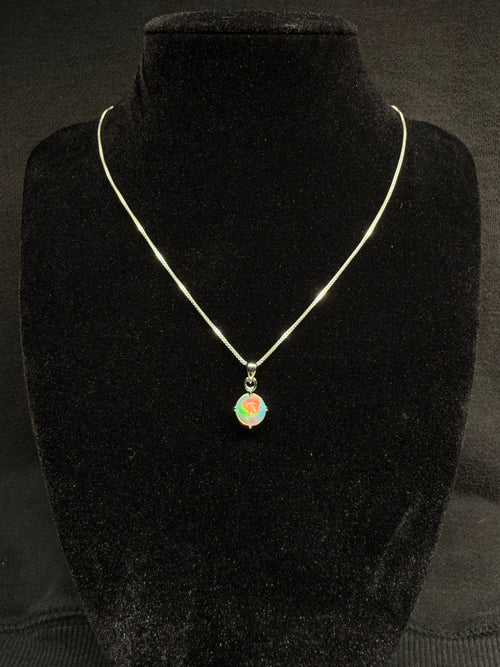 Circular Opal Pendant