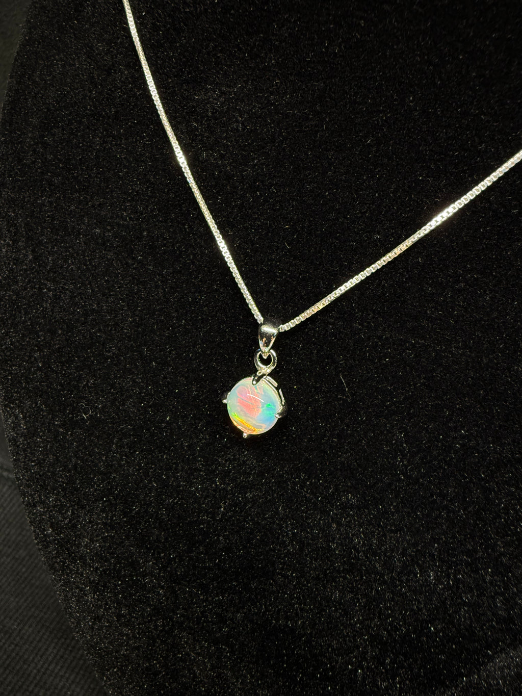 Circular Opal Pendant