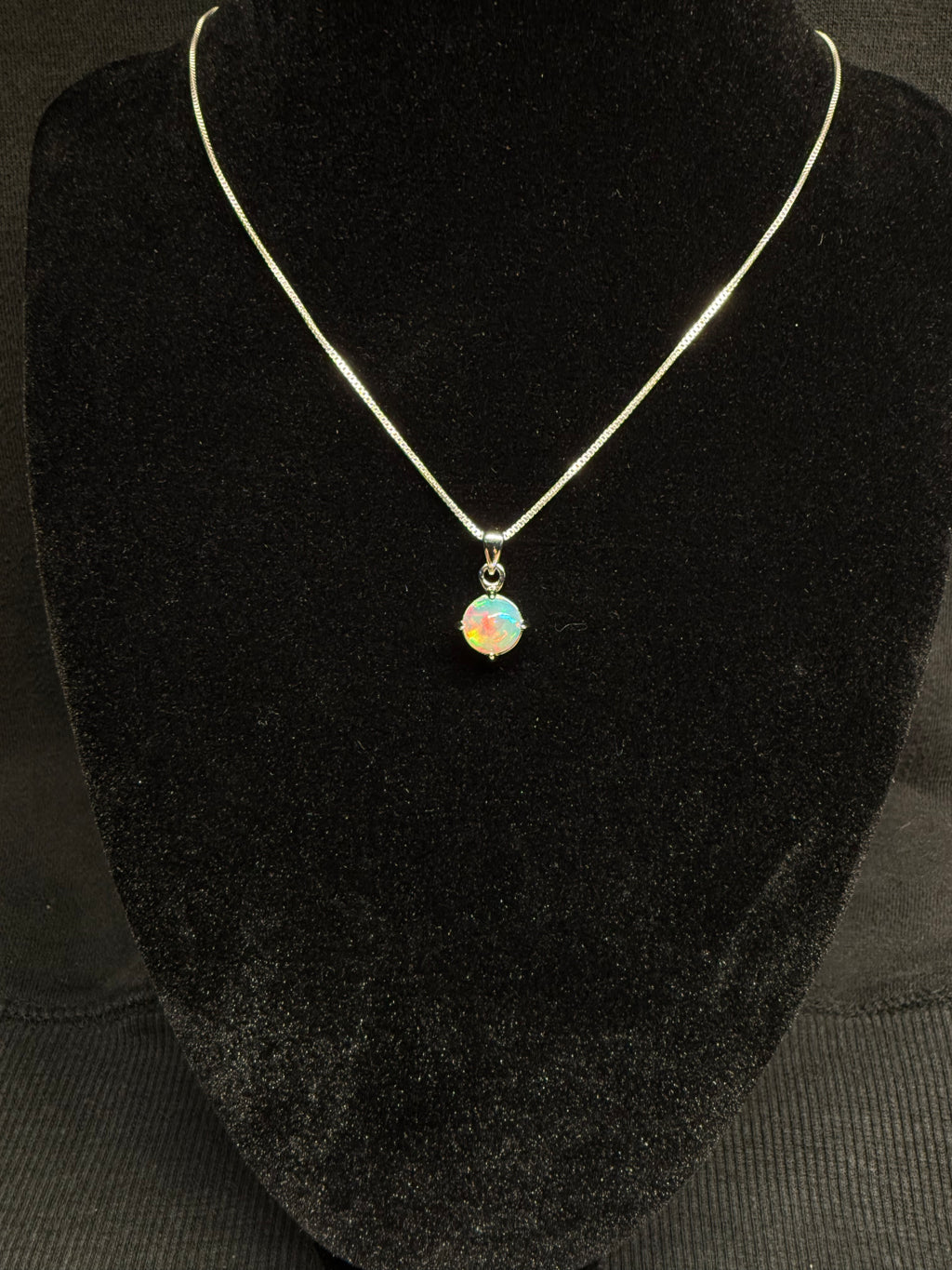 Circular Opal Pendant