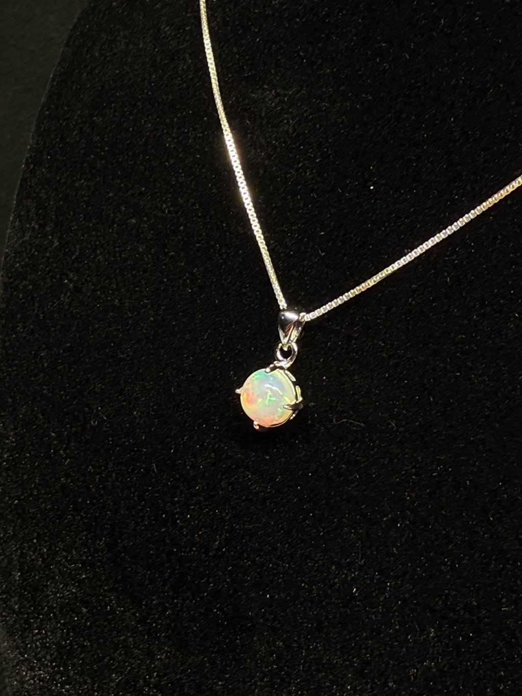Circular Opal Pendant