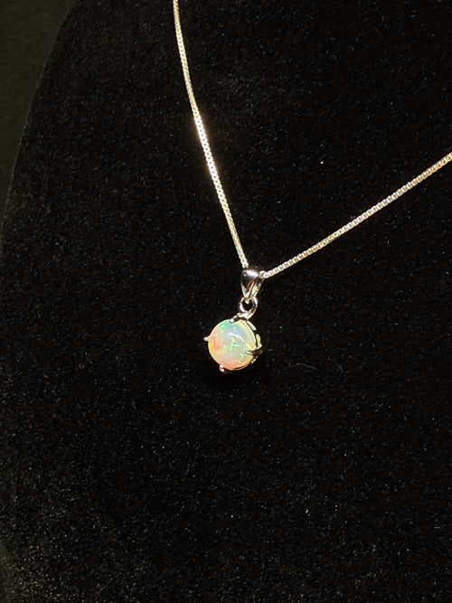 Circular Opal Pendant