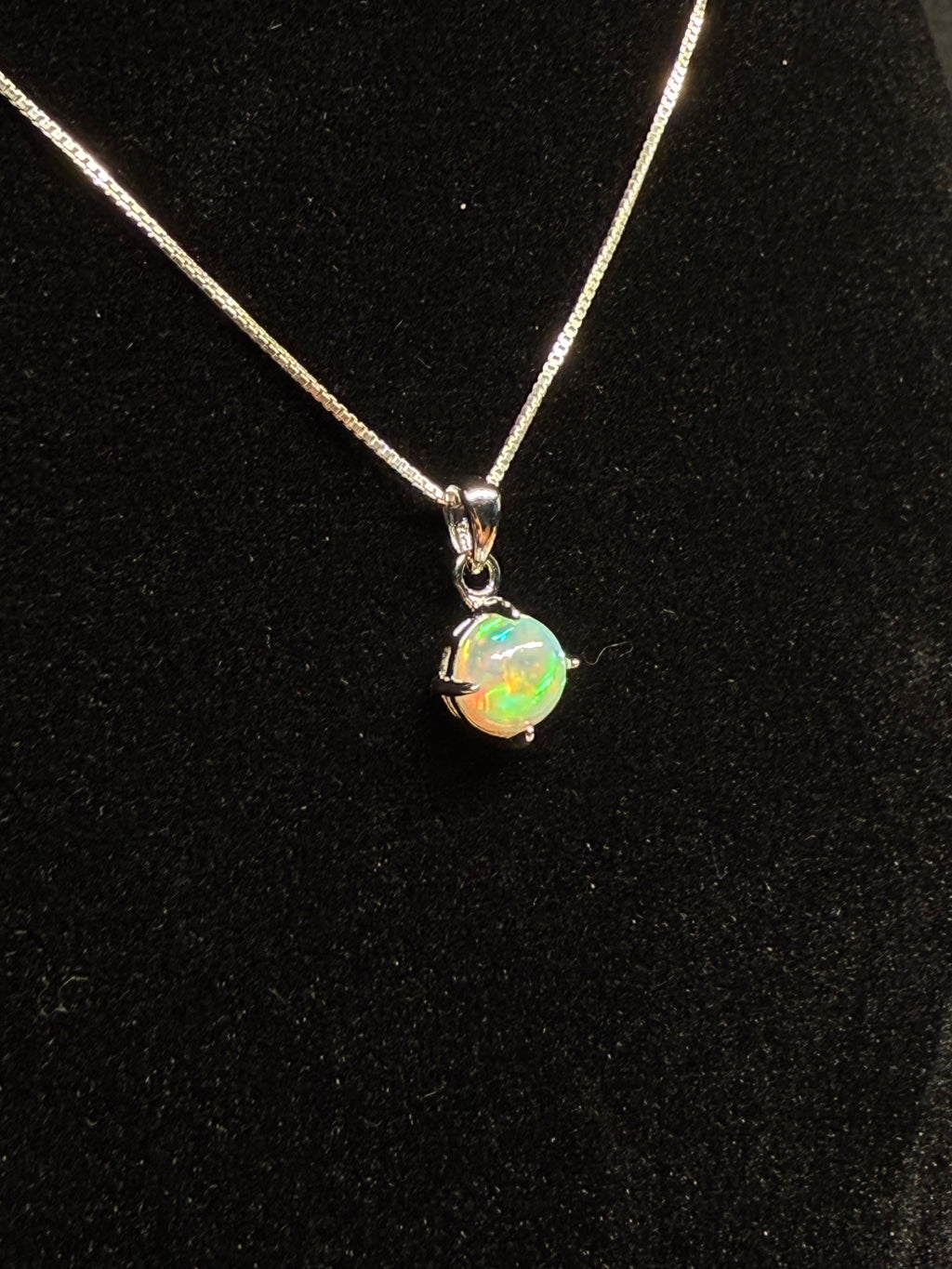 Circular Opal Pendant