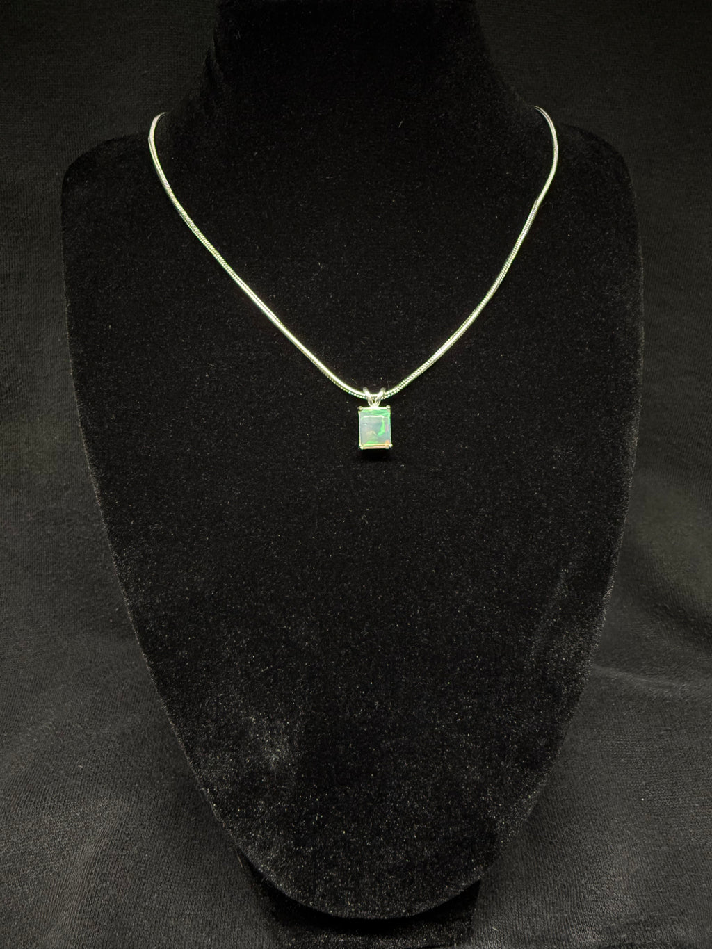 Rectangular Cushion Cut Ethiopian Opal