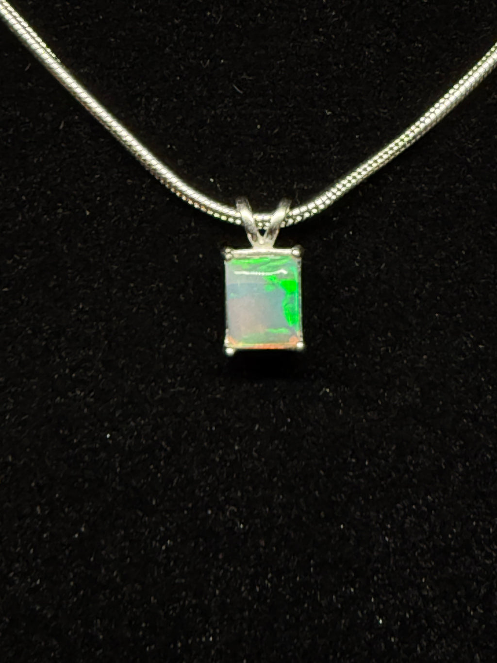 Rectangular Cushion Cut Ethiopian Opal