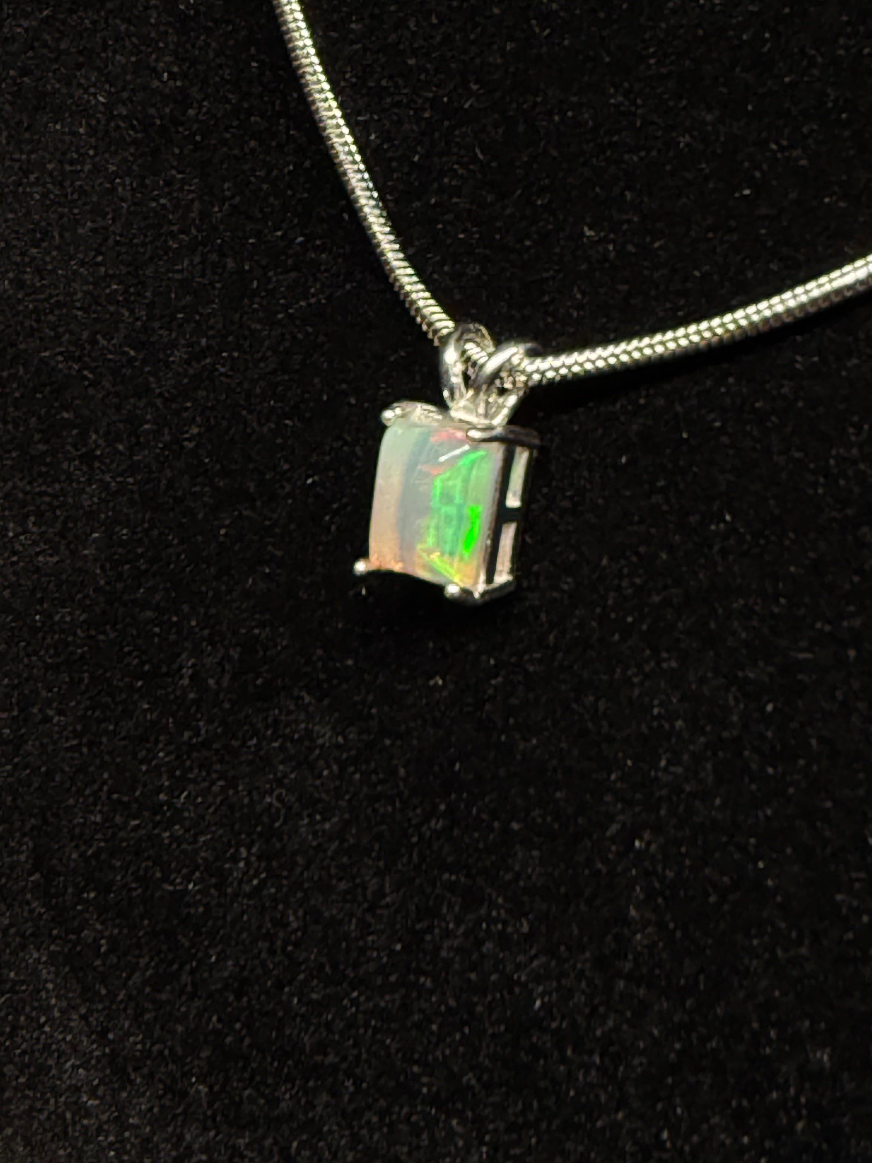 Rectangular Cushion Cut Ethiopian Opal