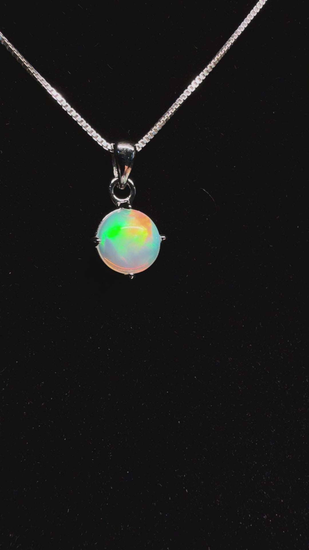 Circular Opal Pendant