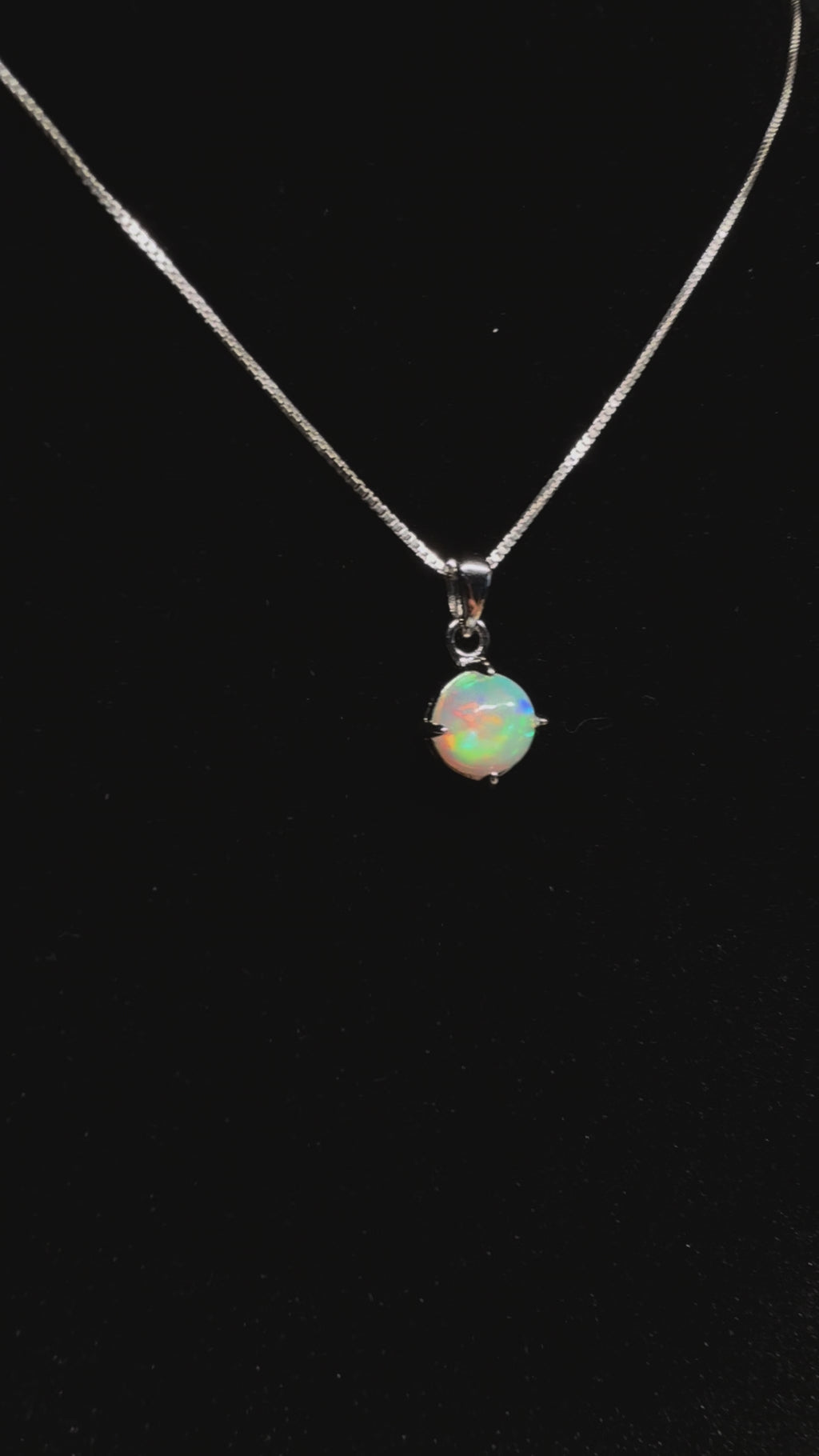 Circular Opal Pendant