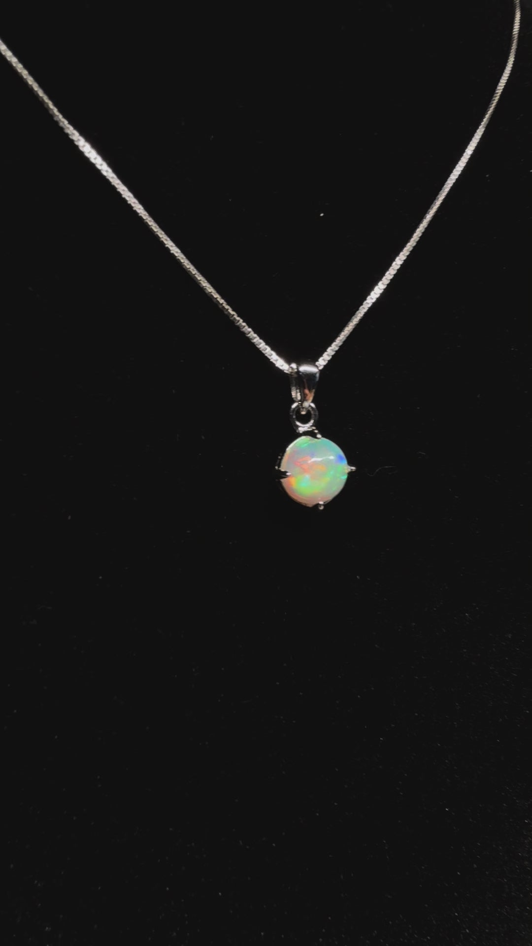 Circular Opal Pendant