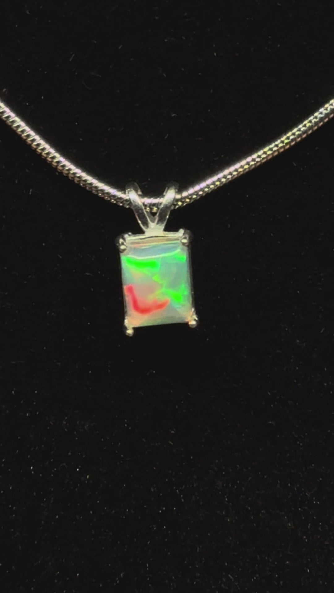 Rectangular Cushion Cut Ethiopian Opal